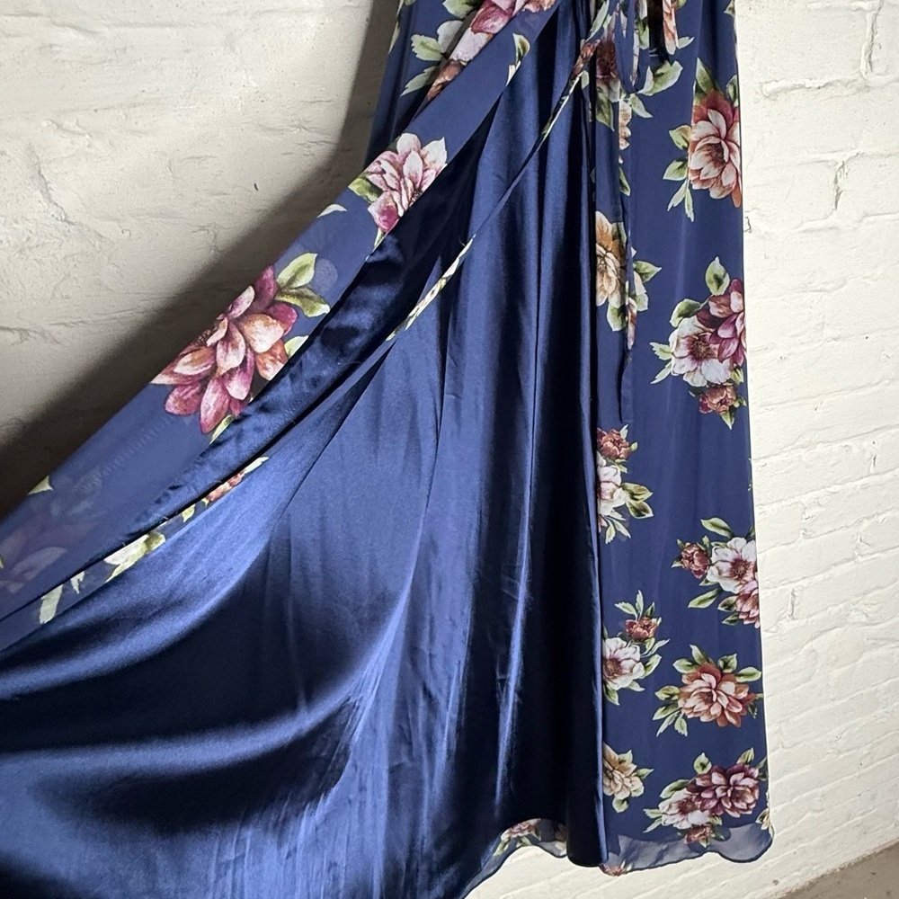 Lulus Always There For Me Wrap Maxi Dress XS - Picture 5 of 8